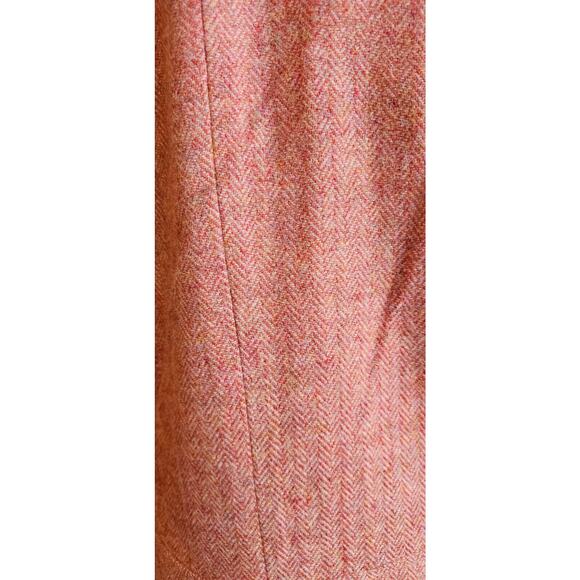 NEW Talbots Shelted Wool Blend Career Jacket Blazer Coral Orange Women 16 Petite - Picture 3 of 6